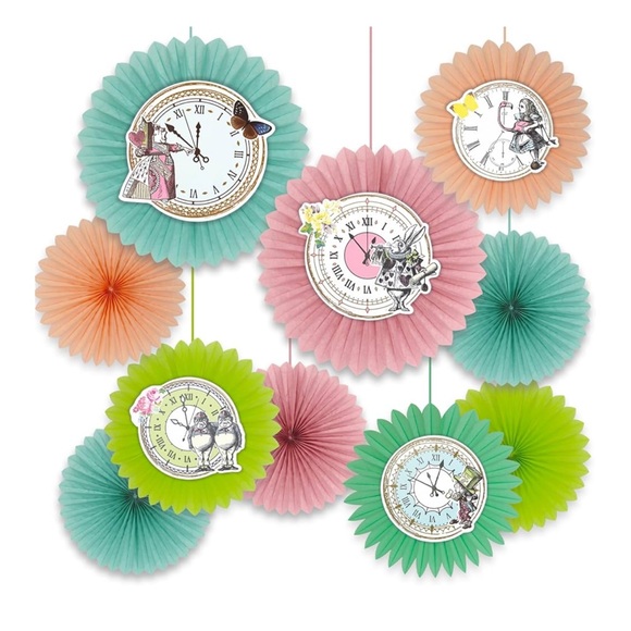 Alice in Wonderland Bridal Tea Party Decoration Set - Picture 4 of 8